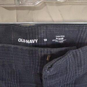 Old Navy Navy Blue High-Rise Pants
